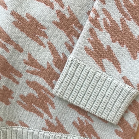 Opening Ceremony Glacier Blue Animal Zip Sweater - Picture 5 of 12